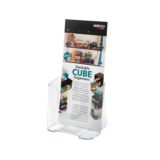 Picture of FLYER DISPLAY DEFLECTO LEAFLET HOLDER PORTRAIT 1/3 A4